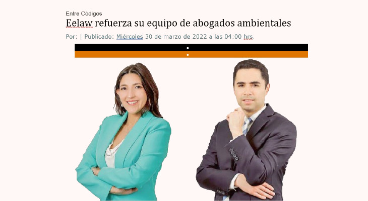 EELAW refuerza su equipo de abogados ambientales