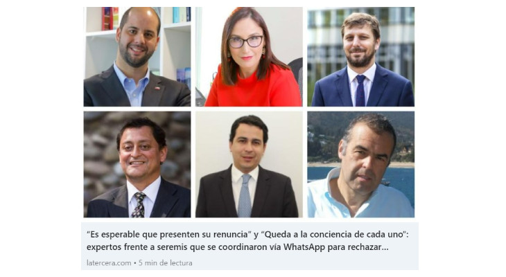 “Es esperable que presenten su renuncia” y “Queda a la conciencia de cada uno”: expertos frente a seremis que se coordinaron vía WhatsApp para rechazar proyecto en Plaza Egaña