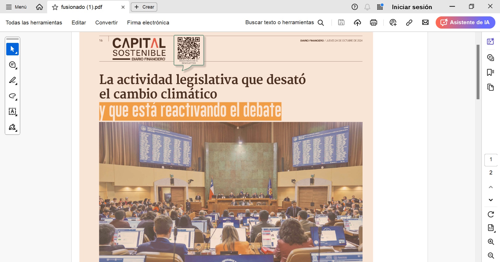 La actividad legislativa que desató el cambio climático y que está reactivando el debate