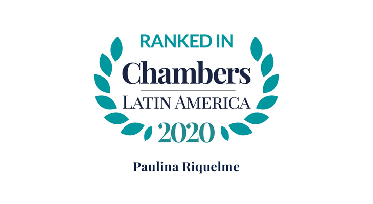 Paulina Riquelme es nuevamente destacada por el ranking de Chambers and Partners